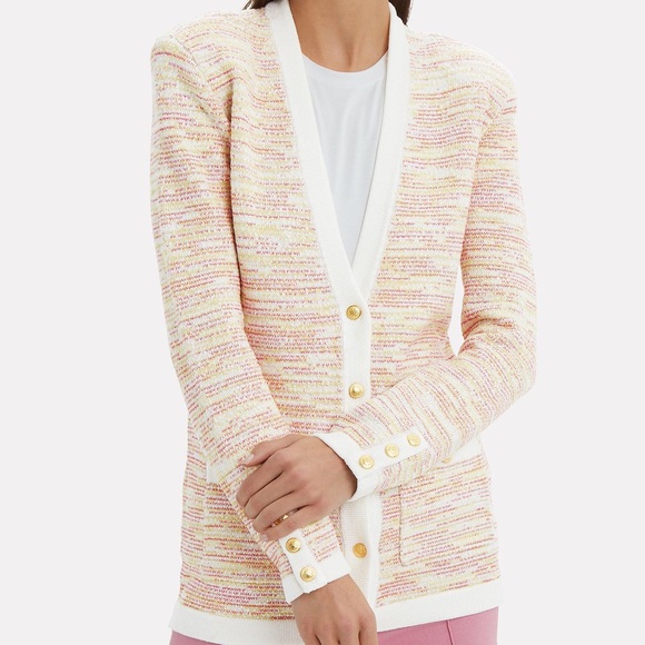 SOLD❗️NWT Ronny Kobo Blazer Sweater Intermix $408 - Picture 2 of 5